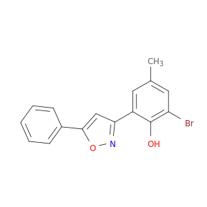 Phenol, 2-bromo-4-methyl-6-(5-phenyl-3-isoxazolyl)-