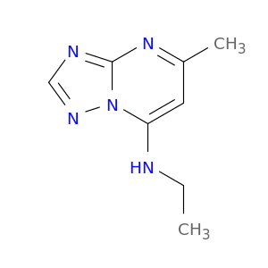 N-Ethyl-5-methyl-(1,2,4)triazolo(1,5-a)pyrimidin-7-amine