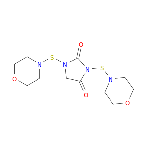Morpholine, 4,4'-[(2,4-dioxo-1,3-imidazolidinediyl)bis(thio)]bis-