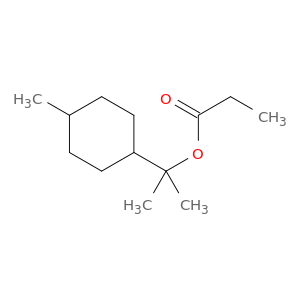 环己酰甲醇,α,α,4-三甲基-,1-丙酸盐