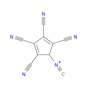 1,3-Cyclopentadiene-1,2,3,4-tetracarbonitrile, 5-isocyano-