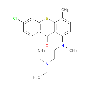 6-Chloro-1-((2-(diethylamino)ethyl)methylamino)-4-methyl-9H-thioxanthen-9-one