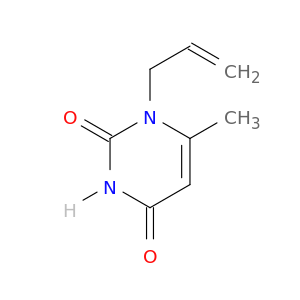 2,4(1H,3H)-Pyrimidinedione, 6-methyl-1-(2-propenyl)-