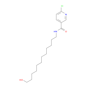 3-Pyridinecarboxamide, 6-chloro-N-(12-hydroxydodecyl)-