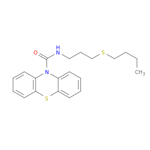 N-(3-BUTYLSULFANYLPROPYL)PHENOTHIAZINE-10-CARBOXAMIDE