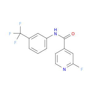 4-Pyridinecarboxamide, 2-fluoro-N-[3-(trifluoromethyl)phenyl]-