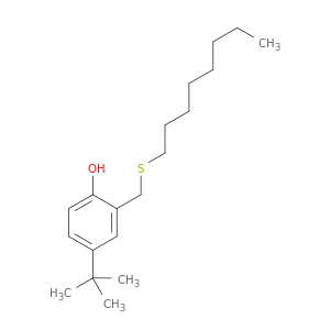 Phenol, 4-(1,1-dimethylethyl)-2-[(octylthio)methyl]-