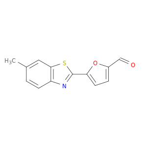 2-Furancarboxaldehyde, 5-(6-methyl-2-benzothiazolyl)-