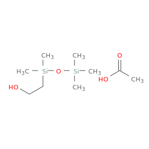 Ethanol, 2-(pentamethyldisiloxanyl)-, acetate