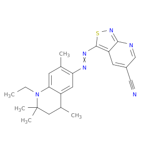 3-[2-(1-乙基-1,2,3,4-四氢-2,2,2,2,2,2,2,2,2,2,7,7-四甲基-6-喹啉基)二苯基]异噻唑[3,4-B]吡啶-5-腈