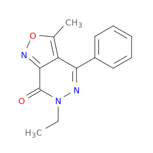 Isoxazolo[3,4-d]pyridazin-7(6H)-one, 6-ethyl-3-methyl-4-phenyl-