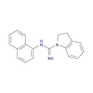 1H-Indole-1-carboximidamide, 2,3-dihydro-N-1-naphthalenyl-