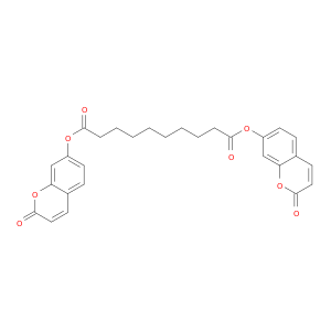 Decanedioic acid, bis(2-oxo-2H-1-benzopyran-7-yl) ester