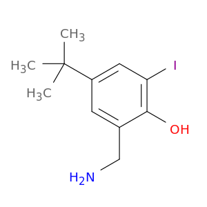 Phenol,2-(aminomethyl)-4-(1,1-dimethylethyl)-6-iodo-