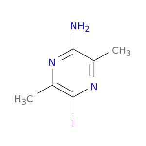 5-Iodo-3,6-二甲基-2-吡嗪胺
