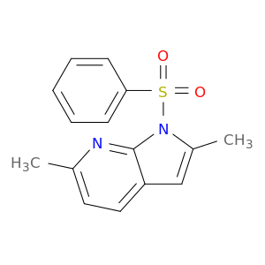 2,6-二甲基-1-(苯磺酰基)-1H-吡咯啉[2,3-B]吡啶