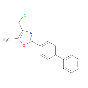 Oxazole, 2-[1,1'-biphenyl]-4-yl-4-(chloromethyl)-5-methyl-