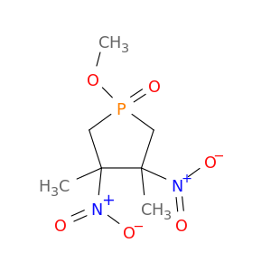 Phospholane, 1-methoxy-3,4-dimethyl-3,4-dinitro-, 1-oxide