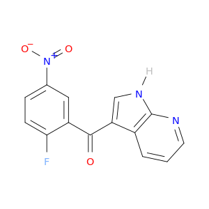 Methanone, (2-fluoro-5-nitrophenyl)-1H-pyrrolo[2,3-b]pyridin-3-yl-