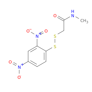 Acetamide, 2-[(2,4-dinitrophenyl)dithio]-N-methyl-