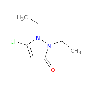 3H-Pyrazol-3-one, 5-chloro-1,2-diethyl-1,2-dihydro-