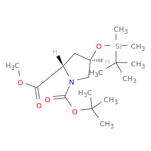 (2S,4R)-N-(叔丁氧基羰基)-4-[(叔丁基二甲基甲硅烷基)氧基]-2-吡咯烷羧酸甲酯