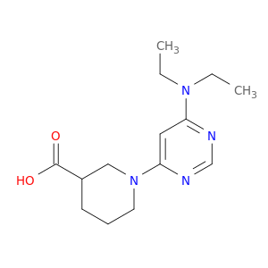1-(6-(Diethylamino)pyrimidin-4-yl)piperidine-3-carboxylic acid
