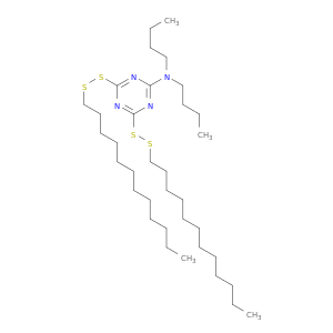 1,3,5-Triazin-2-amine, N,N-dibutyl-4,6-bis(dodecyldithio)-