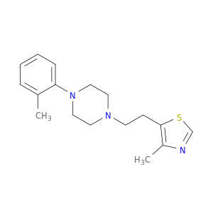 Piperazine, 1-(2-methylphenyl)-4-[2-(4-methyl-5-thiazolyl)ethyl]-