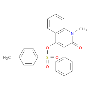 2(1H)-Quinolinone, 1-methyl-4-[[(4-methylphenyl)sulfonyl]oxy]-3-phenyl-