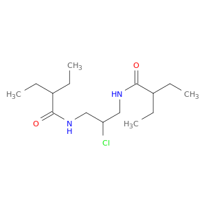 Butanamide, N,N'-(2-chloro-1,3-propanediyl)bis[2-ethyl-