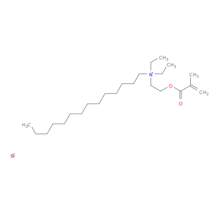 1-四癸氨酸,N,N-二乙基-N-[2-[(2-甲基-1-氧代-2-丙烯-1-基)氧]乙基]-,溴(1：1)