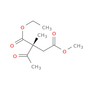 Butanedioic acid, 2-acetyl-2-methyl-, 1-ethyl 4-methyl ester, (R)-
