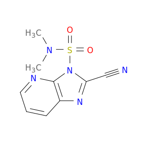 3H-Imidazo[4,5-b]pyridine-3-sulfonamide, 2-cyano-N,N-dimethyl-
