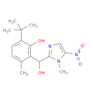 1H-Imidazole-2-methanol,a-[3-(1,1-dimethylethyl)-2-hydroxy-6-methylphenyl]-1-methyl-5-nitro-