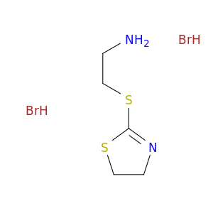 2-(4,5-dihydro-1,3-thiazol-2-ylsulfanyl)ethanamine dihydrobromide
