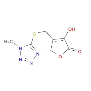 2(5H)-Furanone, 3-hydroxy-4-[[(1-methyl-1H-tetrazol-5-yl)thio]methyl]-