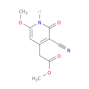 Methyl 2-(3-cyano-6-methoxy-2-oxo-1,2-dihydropyridin-4-yl)acetate