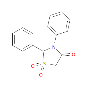 4-Thiazolidinone, 2,3-diphenyl-, 1,1-dioxide