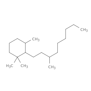 Cyclohexane, 1,1,3-trimethyl-2-(3-methylnonyl)-