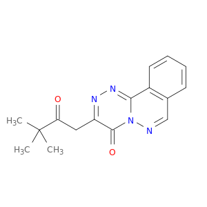 4H-[1,2,4]Triazino[3,4-a]phthalazin-4-one, 3-(3,3-dimethyl-2-oxobutyl)-