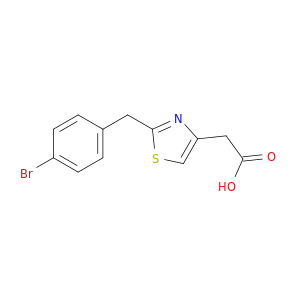 2-[(4-溴苯基)甲基]-4-噻唑乙酸