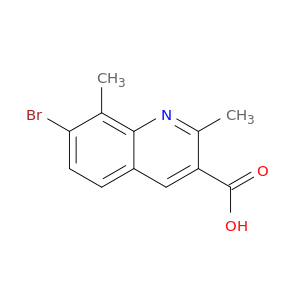 7-Bromo-2,8-dimethylquinoline-3-carboxylic acid