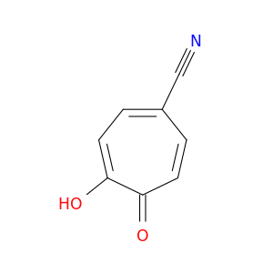 1,3,6-Cycloheptatriene-1-carbonitrile, 4-hydroxy-5-oxo-