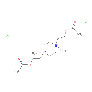 1,4-bis[2-(acetyloxy)ethyl]-1,4-dimethylpiperazinediium dichloride