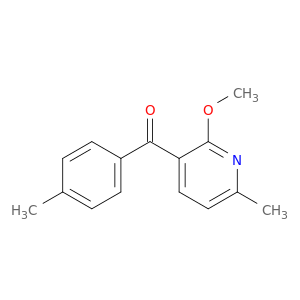 Methanone, (2-methoxy-6-methyl-3-pyridinyl)(4-methylphenyl)-