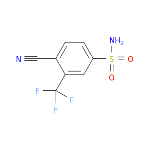 4-Cyano-3-(Trifluoromethyl)Benzene-1-Sulfonamide