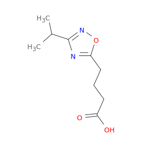 4-[3-(Propan-2-yl)-1,2,4-oxadiazol-5-yl]butanoic Acid
