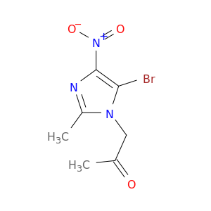 2-Propanone, 1-(5-bromo-2-methyl-4-nitro-1H-imidazol-1-yl)-