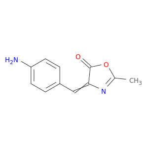 5(4H)-Oxazolone, 4-[(4-aminophenyl)methylene]-2-methyl-